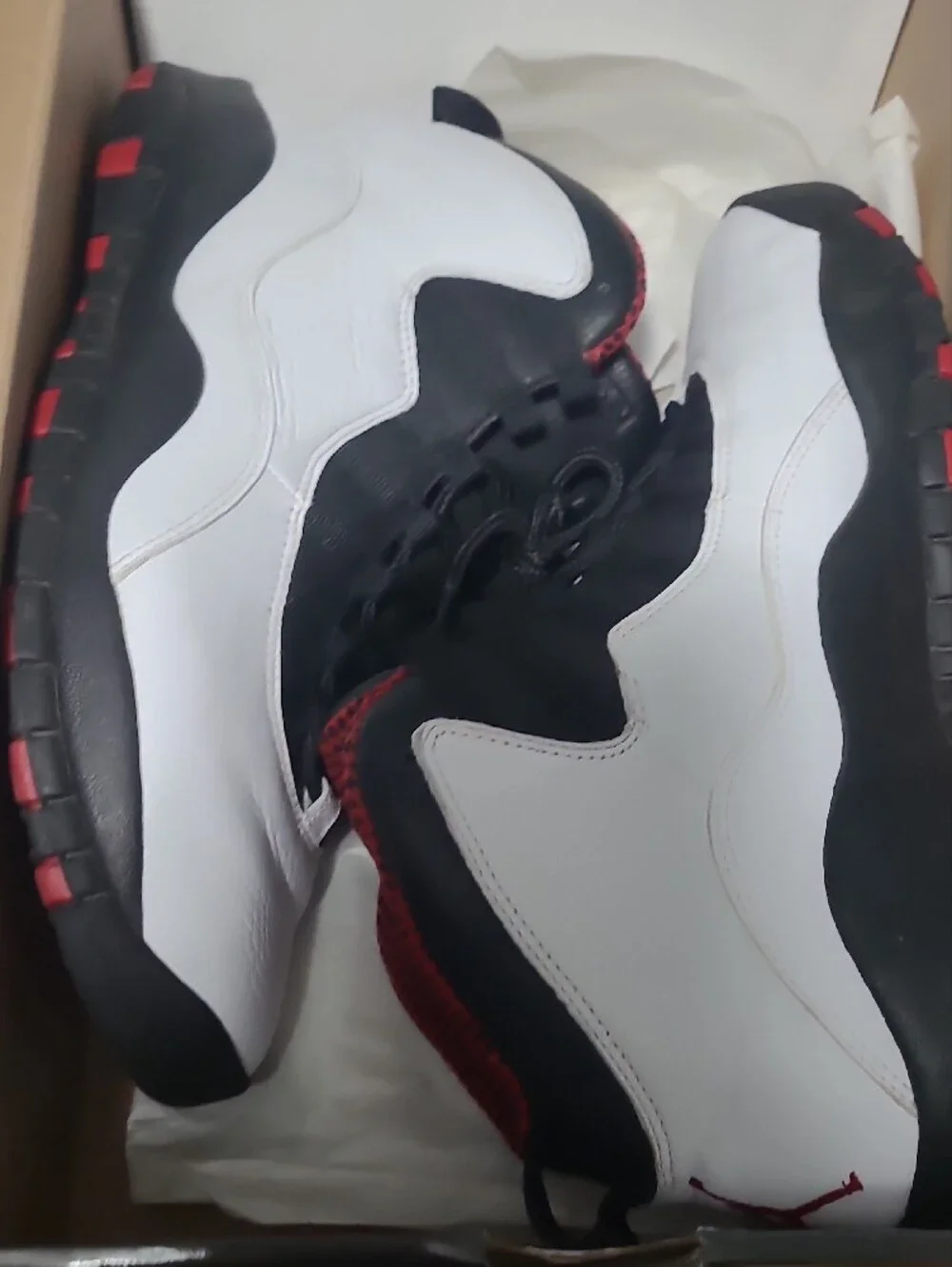 Jordan Air Jordan Retro 10 White/Varsity Red-Black